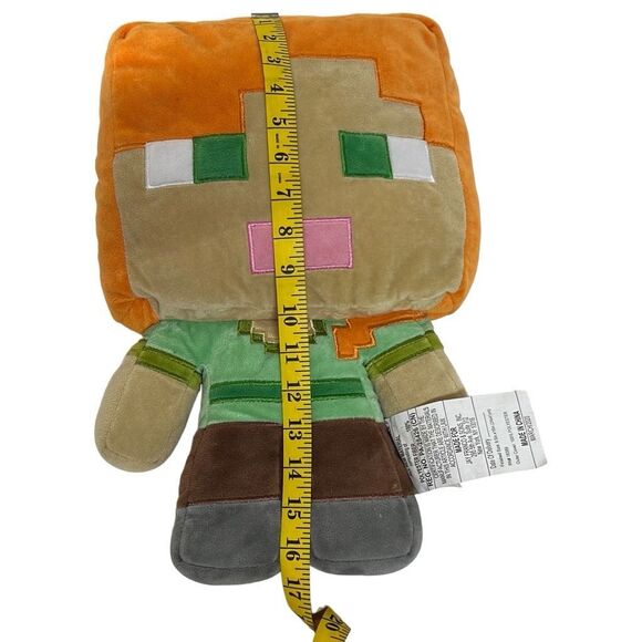 Mojang Minecraft Kids Multicolor Plush Stuffed Alex Super Soft Pillow Buddy 16" - Picture 4 of 7